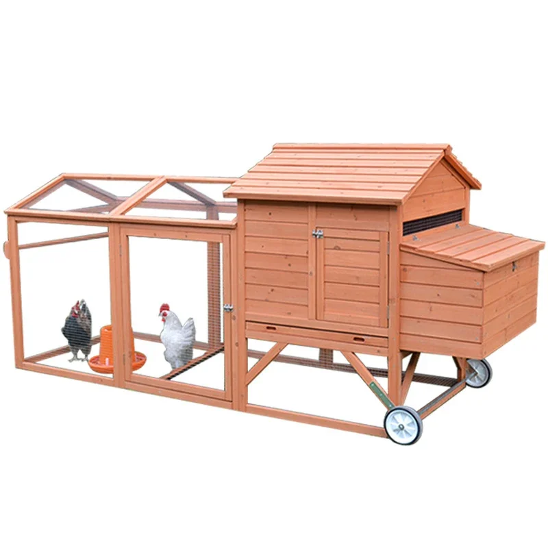 

Wholesale Animal Cages Wooden Hen House Chicken Coop Cage with Large Run