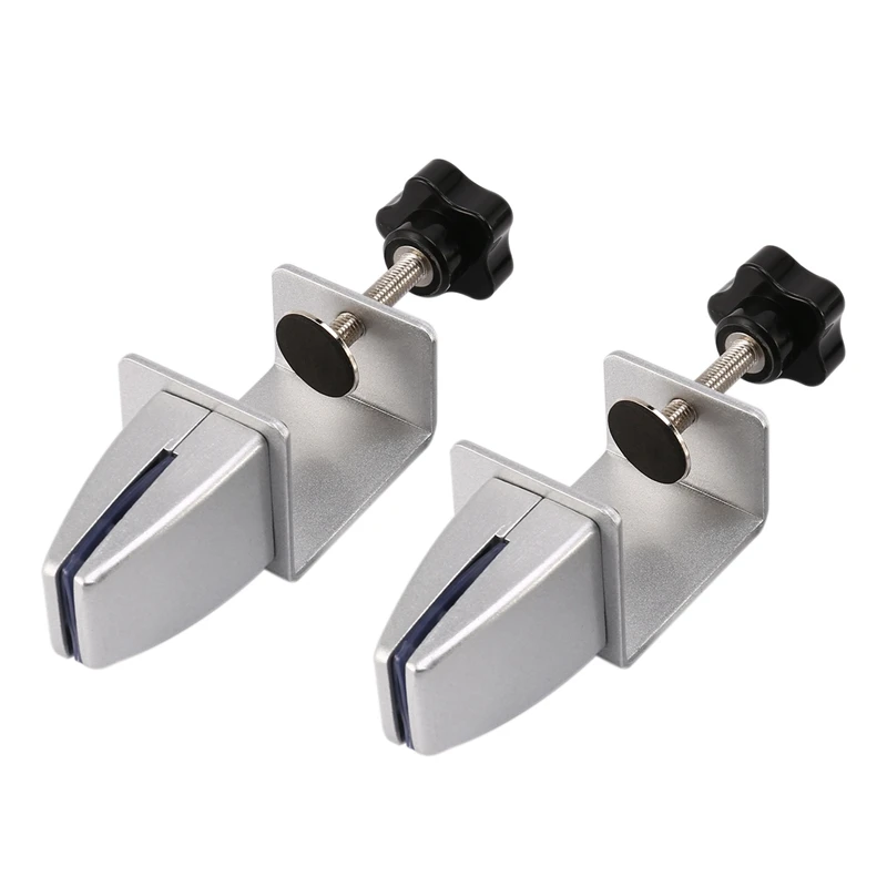 

A81M New Sneeze Guard Clamp Bracket Desk Partition Clamp For 1/8Inch To 1Inch Thick Acrylic Panels Adjustable C Shape Clamp