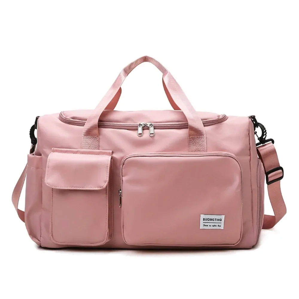 Women Large Capacity Travel Duffel Bag Multi Pockets Waterproof Overnight Weekender Handbag Gym Sports Crossbody Luggage ToteBag