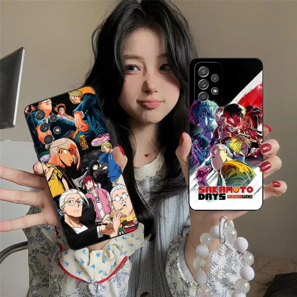 Sakamoto Days Mobile Phone Case for Samsung Galaxy A56 55 54 53 52 51 36 35 34 23 16 15 5G Colorful Cover Cover Pretty Luxury