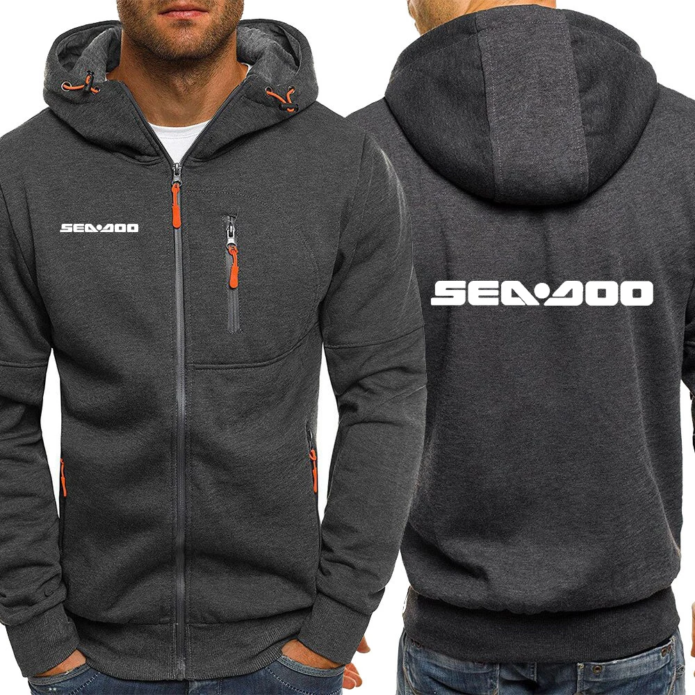 Men's new sea Doo seadoo moto brand Hoodie cardigan Hoodie men's Hoodie Sweatshirt men's Hoodie Pullover Sweatshirt