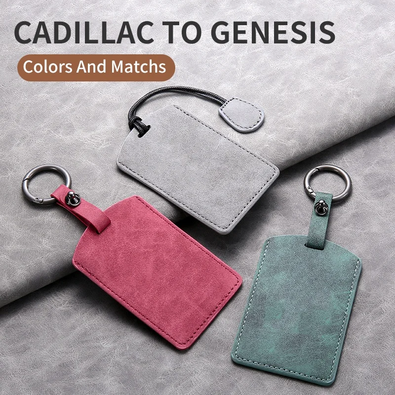 Leather Car NFC Cards Key Bag For Cadillac CT4 / CT5 / endears/XT6 XT4 / XT7 / IQ sharp elder brother/QT4C model car