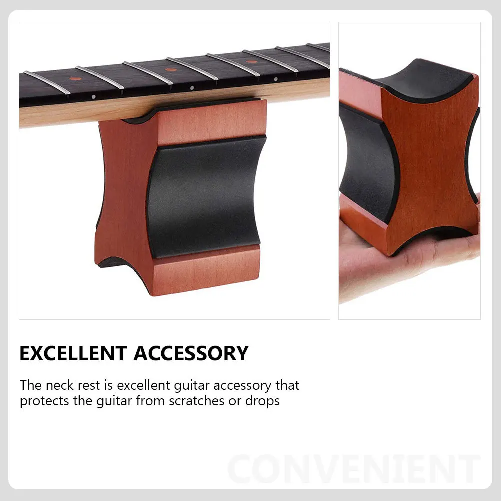 Поддержка шеи гитары Высококачественный прочный практичный аксессуар для гитары защищает от царапин Простой дизайн Гладкая поверхность