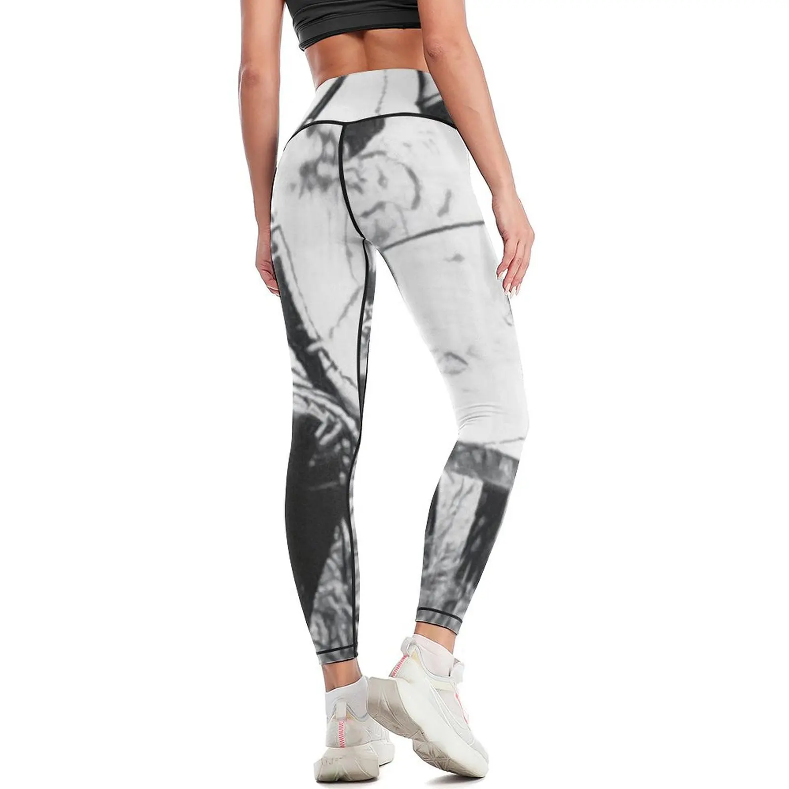 Leggings Vintage in lattice pantaloni abbigliamento sportivo per Leggings push up da donna da palestra