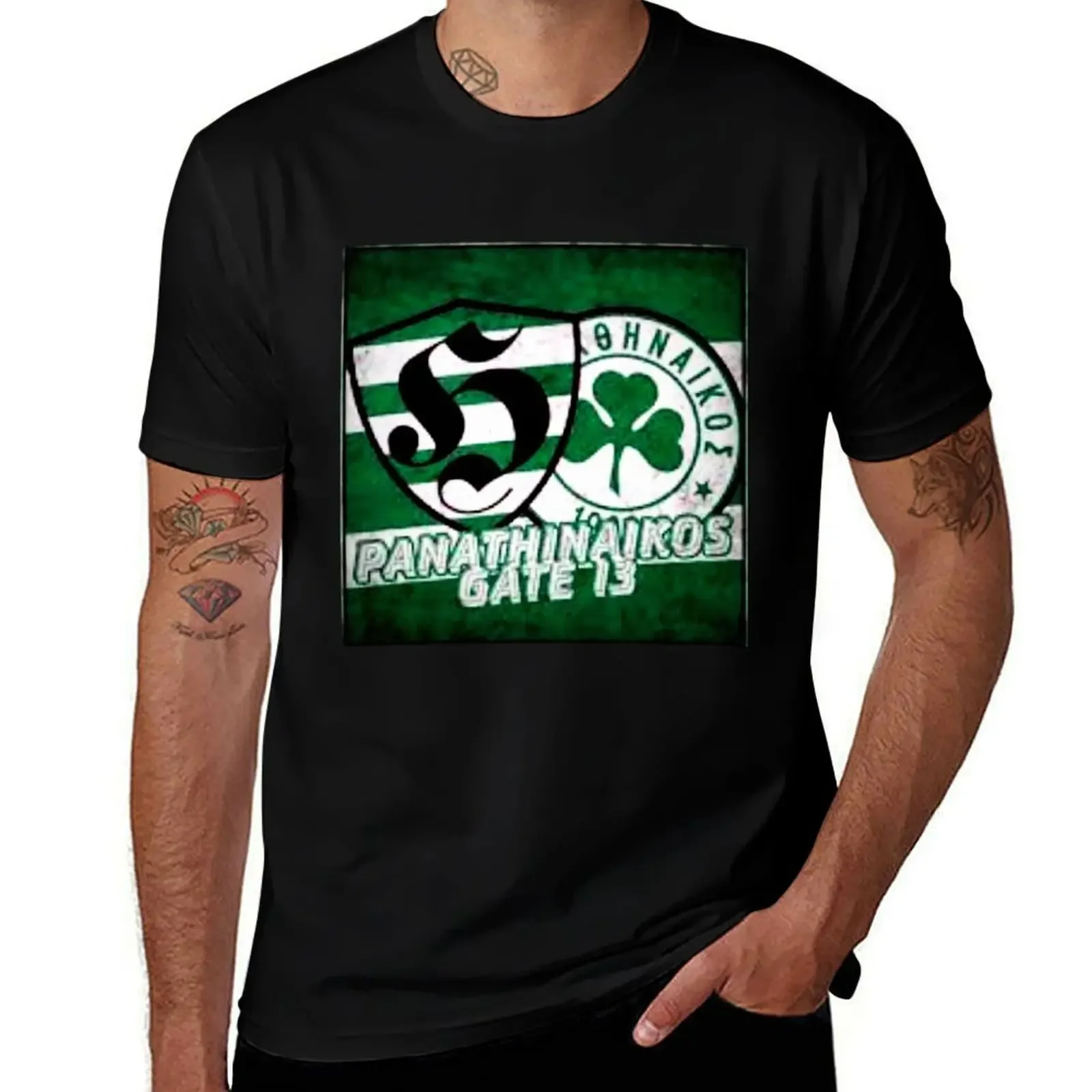 

PANATHINAIKOS FC T-Shirt man t shirt fashion shirts Men's t-shirt