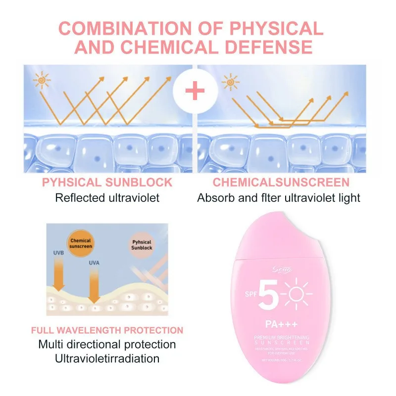 كريم الألوة فيرا الواقي من الشمس SPF50 للوجه الواقي من الشمس ومرطب للحماية من الأشعة فوق البنفسجية #3