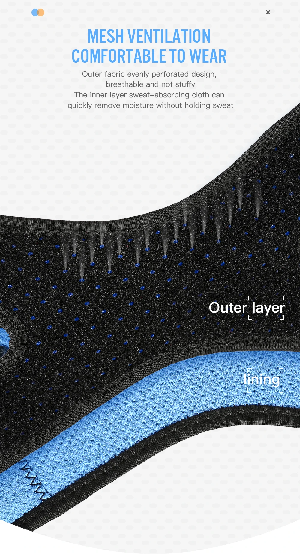 1Pcs Band Strap Einstellbare Iliotibial Knie Oberschenkel Hüfte ITB Syndrom Kompression Wrap Unterstützung, Atmungsaktive Patellar Sehnenscheidenentzündung – Detail 5