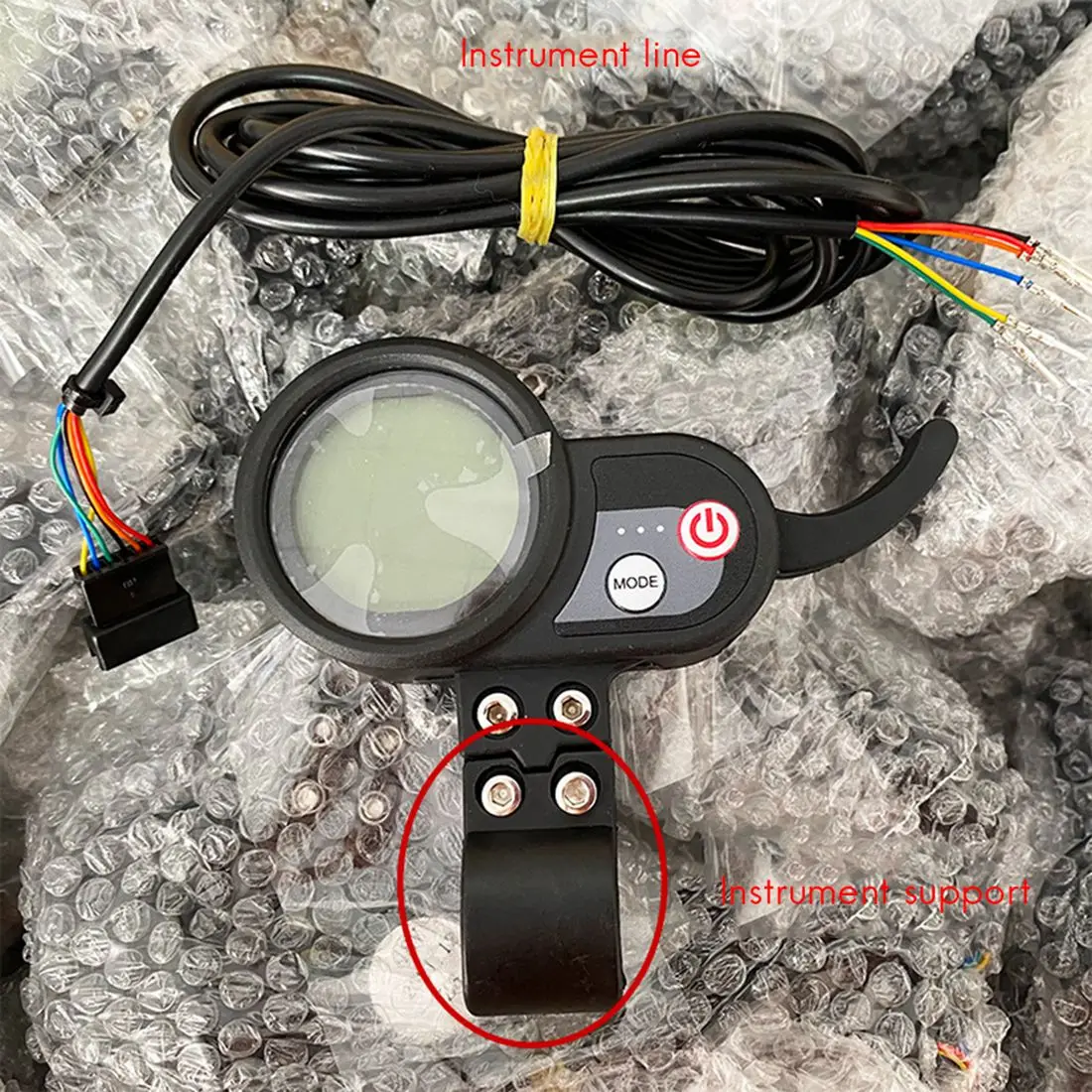 

HOES-Electric Scooter LCD Screen With Accelerator Use For 10Inch Electric Scooters Display