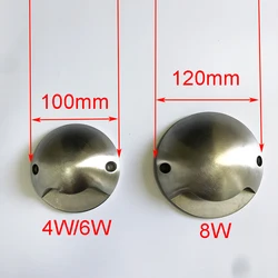 AC85-265V 12V 24V LED Floor Decking Light 4W 6W 8W Underground Lights Outdoor IP67 Step Stair Lamps Encastrable Stainless Steel