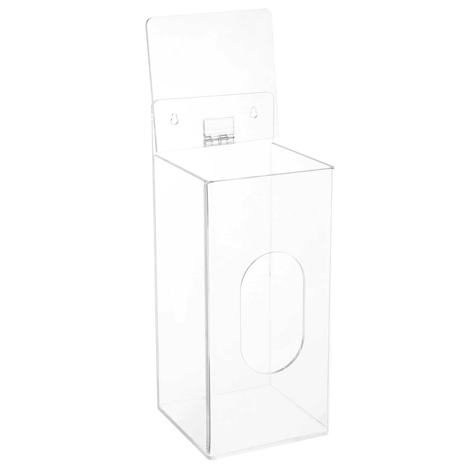 

Glove Dispenser Wall Mask Holder For Wall Mount Mask Holder Transparent Storage Organizer for Masks Gloves Lab Hospital Use