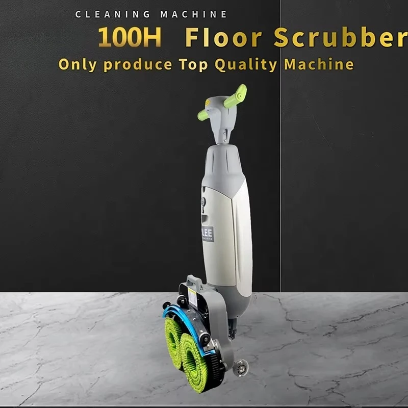 100H Lithium Battery Dual Brush Compact Automatic House Keeping Floor Scrubber Machine