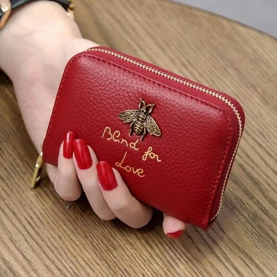 

2024 New Multi slot Small Wallet Men's Card Bag Women's Cute Zero Wallet Multi functional Organ Card Bag