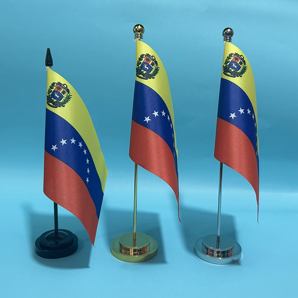 

SKY FLAG Office Desk Flag Of Venezuela flag 14x21cm polyester VE VEN Venezuela National Flag Country Banner Desk Ornaments Flags