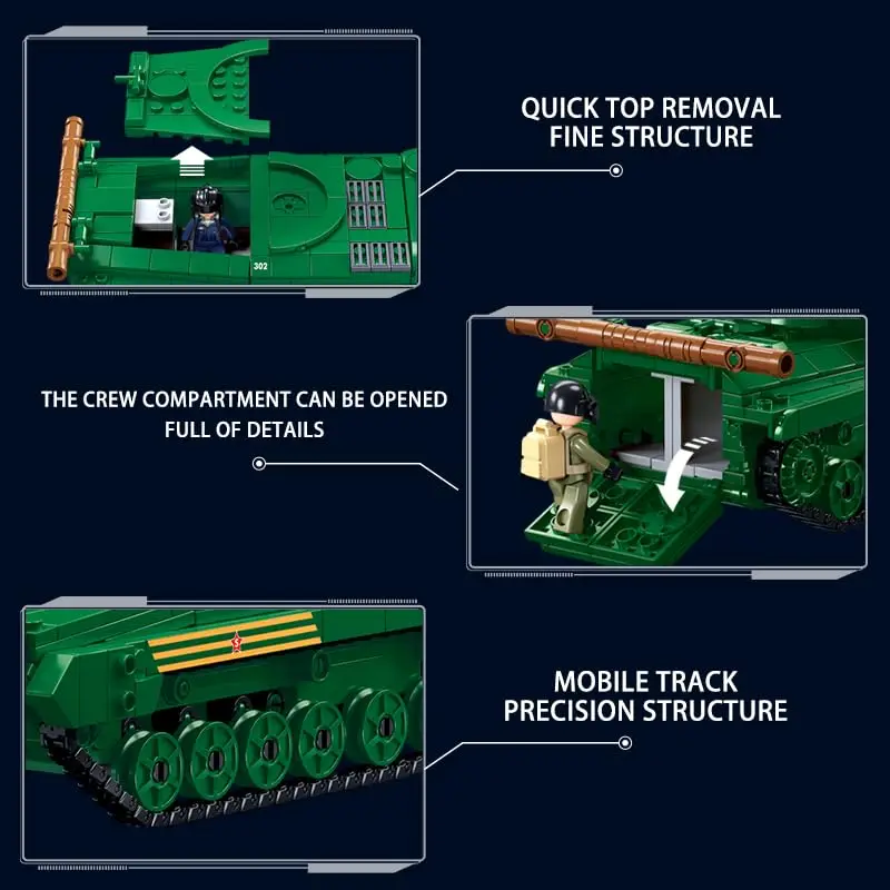 Sluban BMP-2MS 보병 전투 차량 빌딩 블록 키트, 군용 탱크 컬렉션 모델, MOC 육군 벽돌 장난감, 어린이 선물