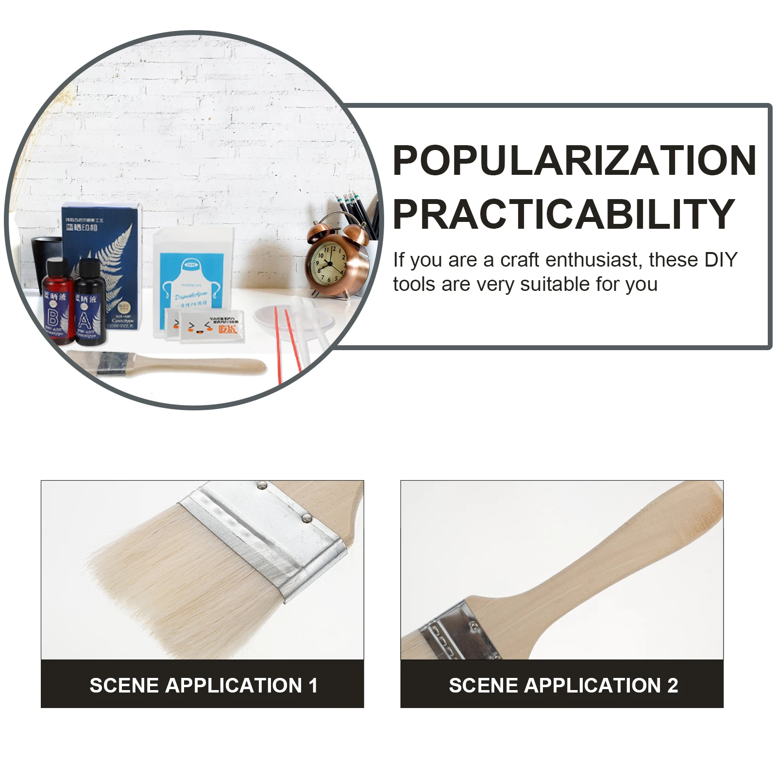 1 مجموعة Cyanotype الطباعة توريد اللوحة السائل الحرف صنع مجموعة المواد للمنزل لتقوم بها بنفسك اكسسوارات Cyanotype لتقوم بها بنفسك أدوات السائل