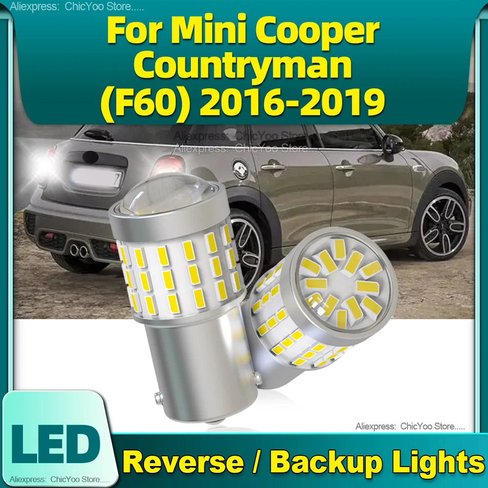 

2PCS P21W 1156 BA15S LED Bulbs Signal Lights 12V Reverse Lamps Upgrade For Mini Cooper Countryman (F60) 2016 2017 2018 2019