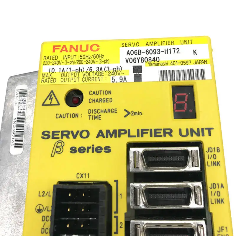 Fanuc servo amplifier unit A06B-6093-H172 Test OK A06B 6093 H172