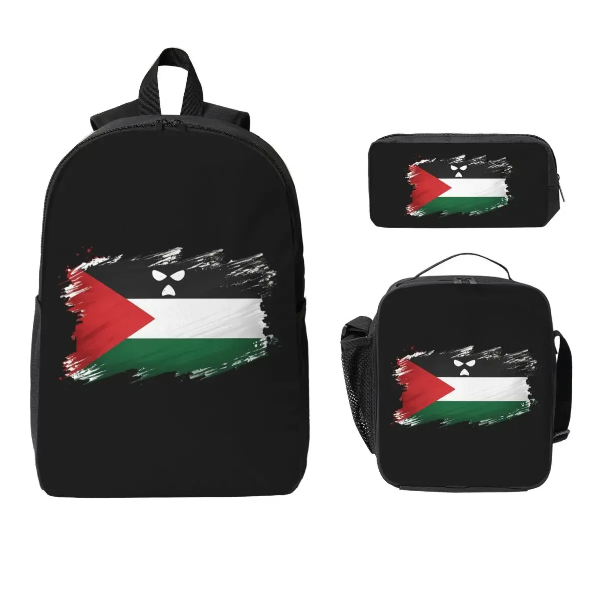 Kneecap Belfast Irish Gaeilge We Are Watching Logo Backpack BookBag School Bag Laptop Shoulder Bags 3ps  Lunch Bag Pencil Case