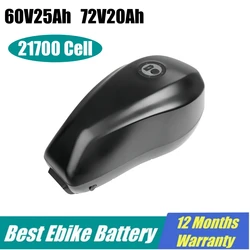 60V 72V 20Ah 30Ah eBike Battery 21700 Cell Electric Bicycle Bateria Pack for Bafang TSDZ2 5000W 2000W 1500W 1000W 750W 500W