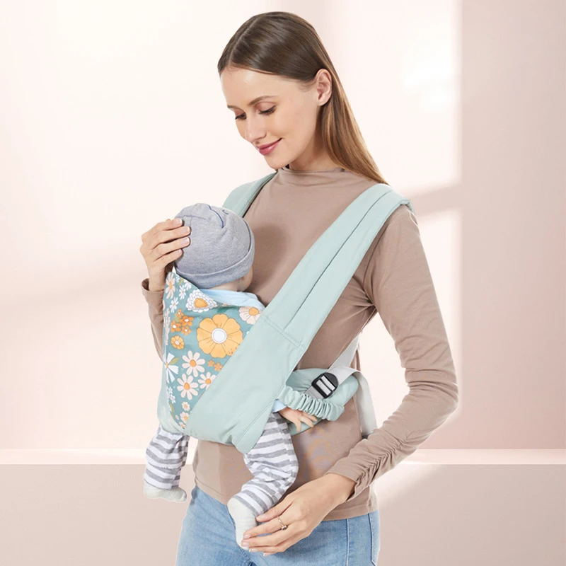 Simple Baby Carrier Sling Portable Infant Suspenders Backpack Front Carry 3 in 1 Baby Kangaroo Pouch Carrier Wrap Comfortable