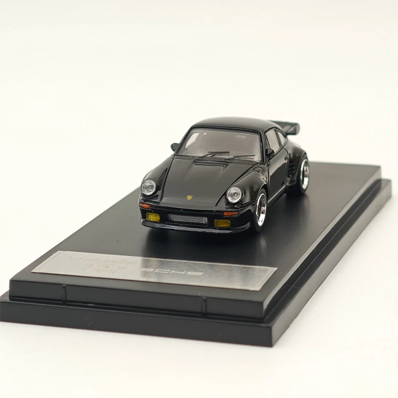 MASTER 1:64 Scale 911 930 Turbo Blackbird Collection Decration Simulation Car Model Static Display Toy Gift Souvenir