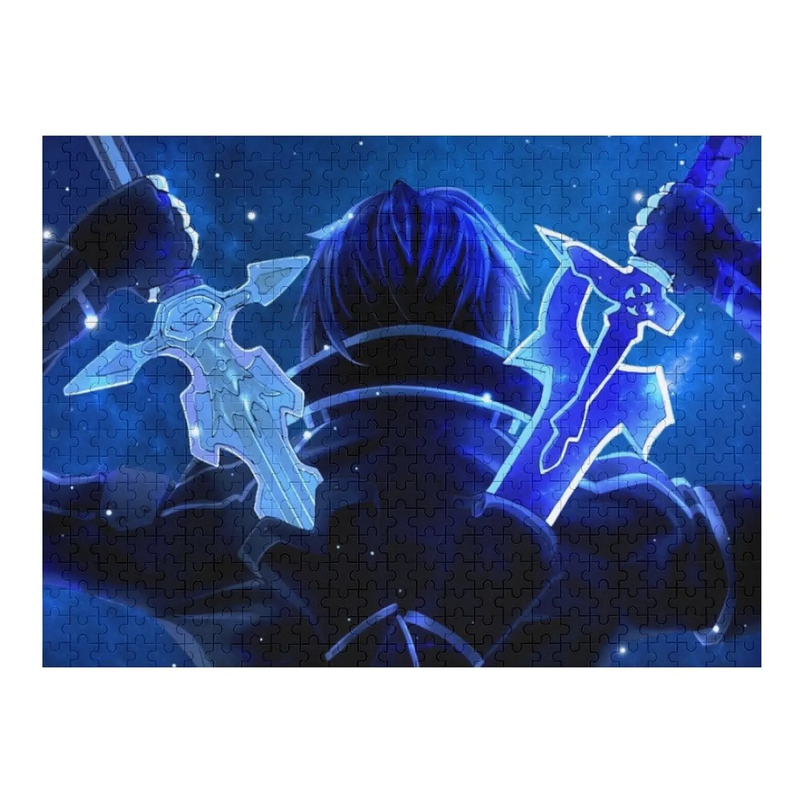 

Blue Lightning Jigsaw Puzzle Personalized Photo Gift Woods For Adults Puzzle