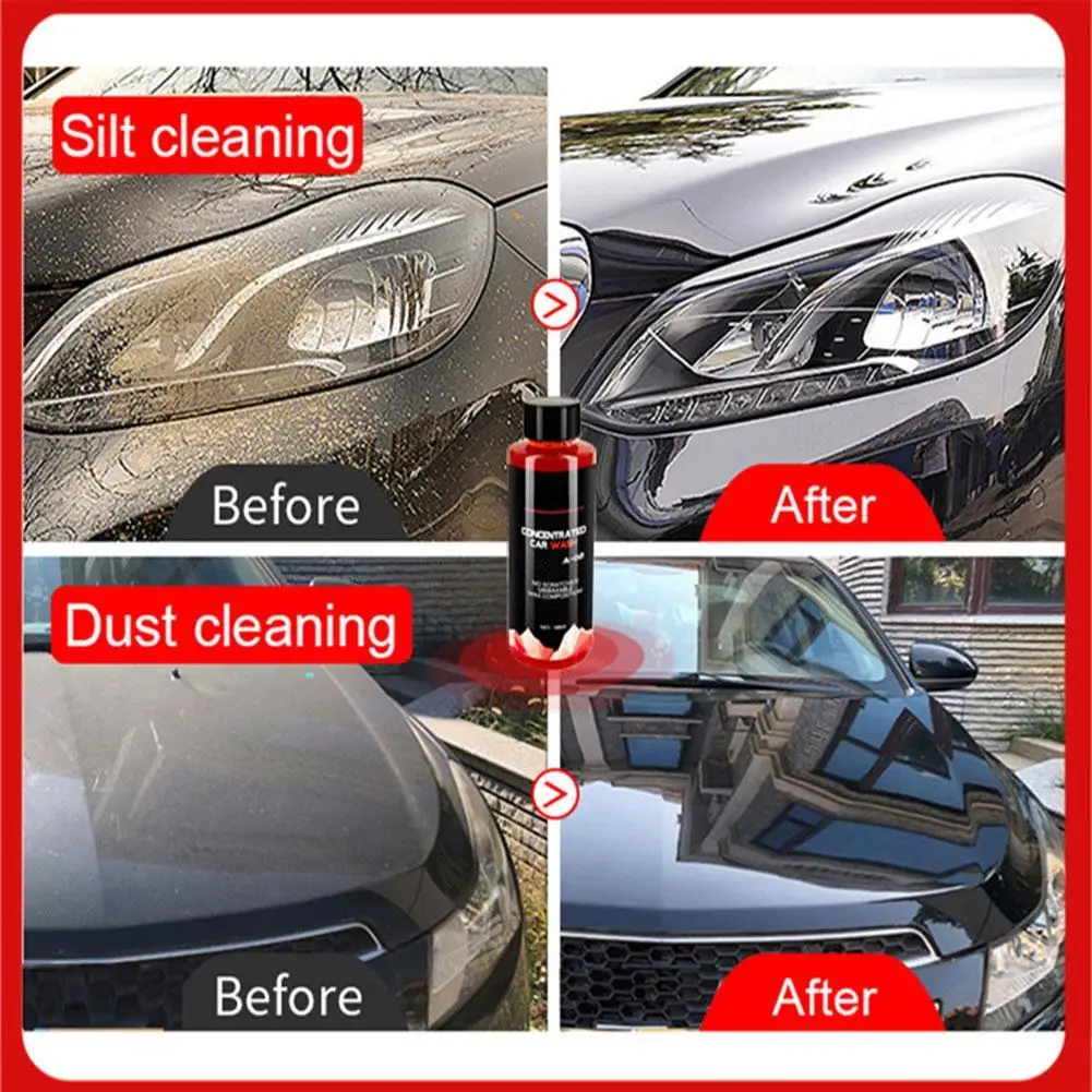 Car Shampoo Powerful Cleaner High Concentrated Dilution Ratio 1:100 Car Washing Supplies Shampoo Car cleaning Supplies 100ml