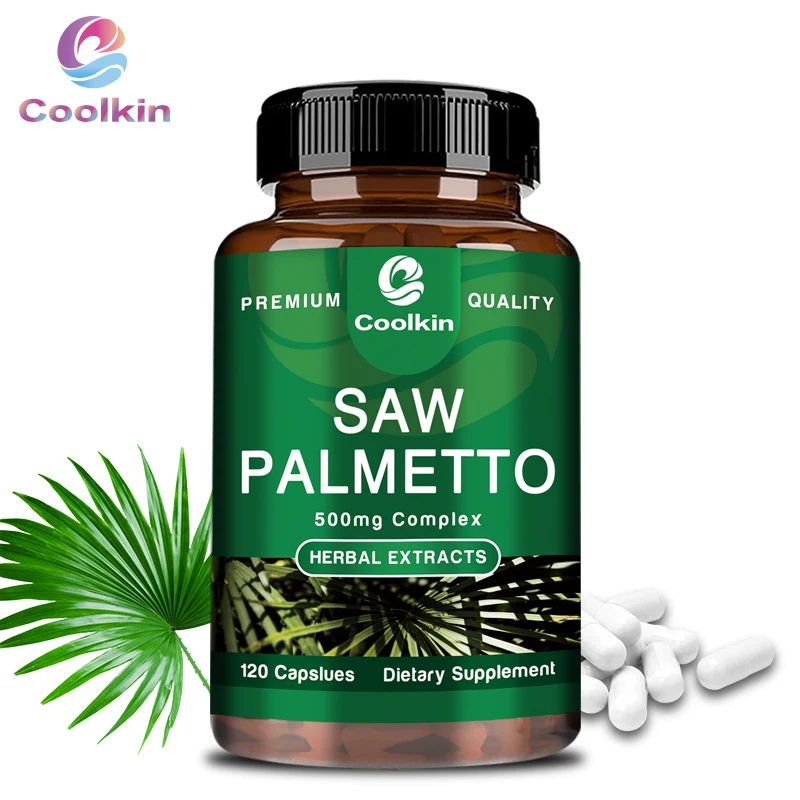 

Saw Palmetto Extract Capsules - Reduce Frequent Urination, Hair Growth, Supports Prostate and Bladder Health, Improves Immunity