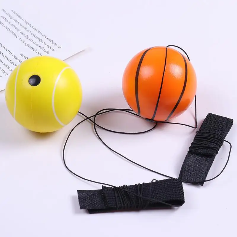 Kids Skill Development 3PCS Elastic Sponge Balls Set with Nylon String for Exciting Indoor Outdoor Playtime Adventures