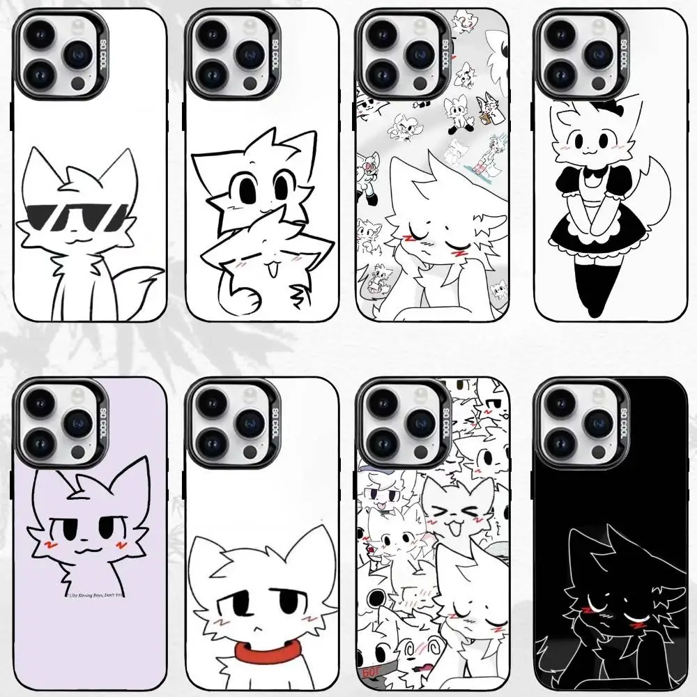 

B-Boykisser Phone Case For iPhone17,16,15,14,13,12,11 Plus,Pro Max Black Border Silver Plated Cover