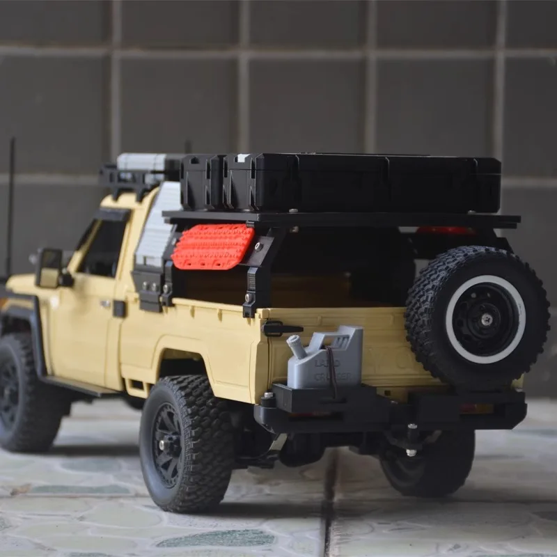 Parti di aggiornamento cingolate RC MN82 LC79 – Paraurti, roll-bar e accessori in scala per modello di camion fuoristrada 1/10