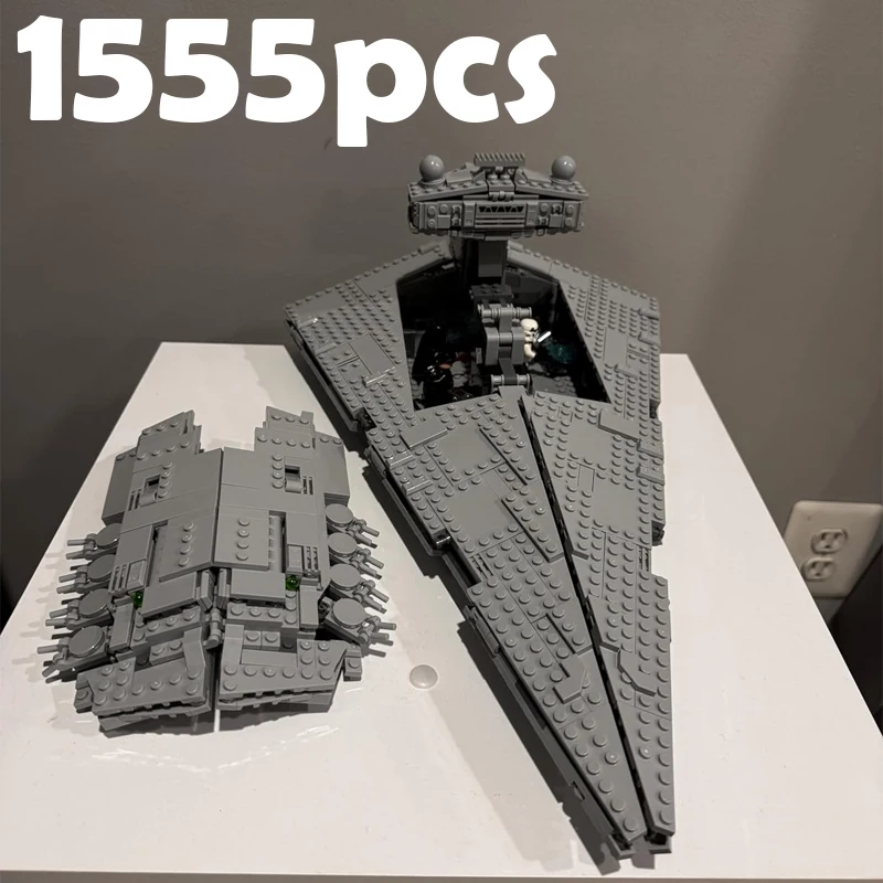 

В наличии космические войны, подходят 75394, уничтожитель императорской звезды, строительные блоки, модель кирпича, игрушки, подарки на Рождество и день рождения