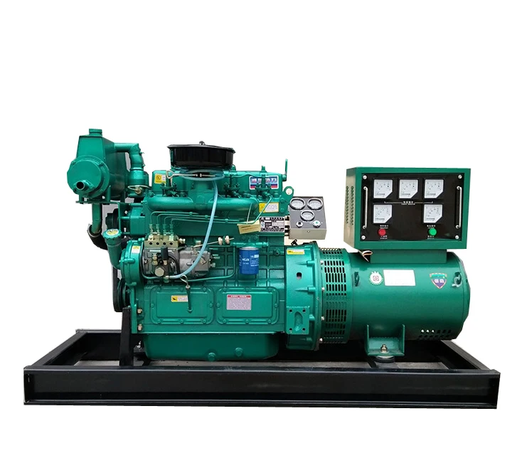 Chinese small marine generator 30kw generator with seawater cooling system