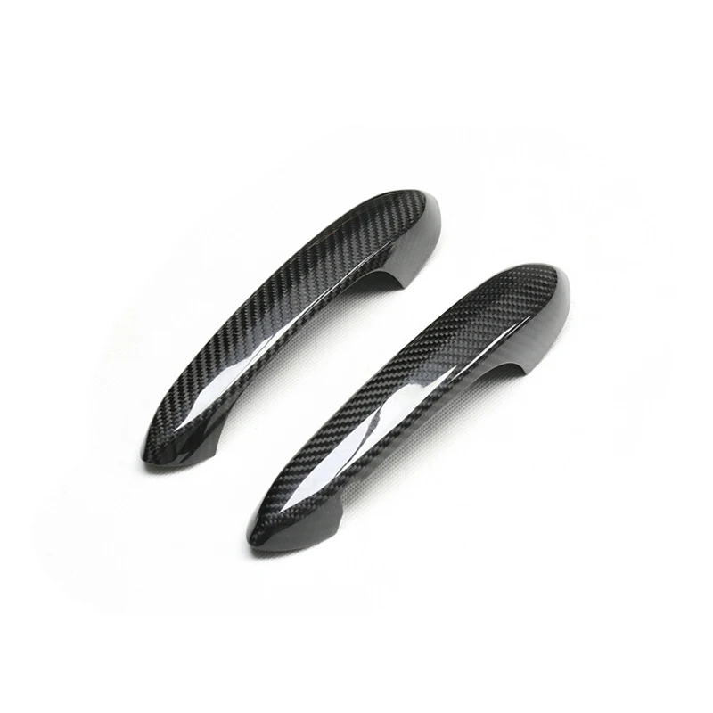 

2pcs Carbon Fiber Exterior Door Handle Cover Caps Trim fit For BMW Z4 2019-2022