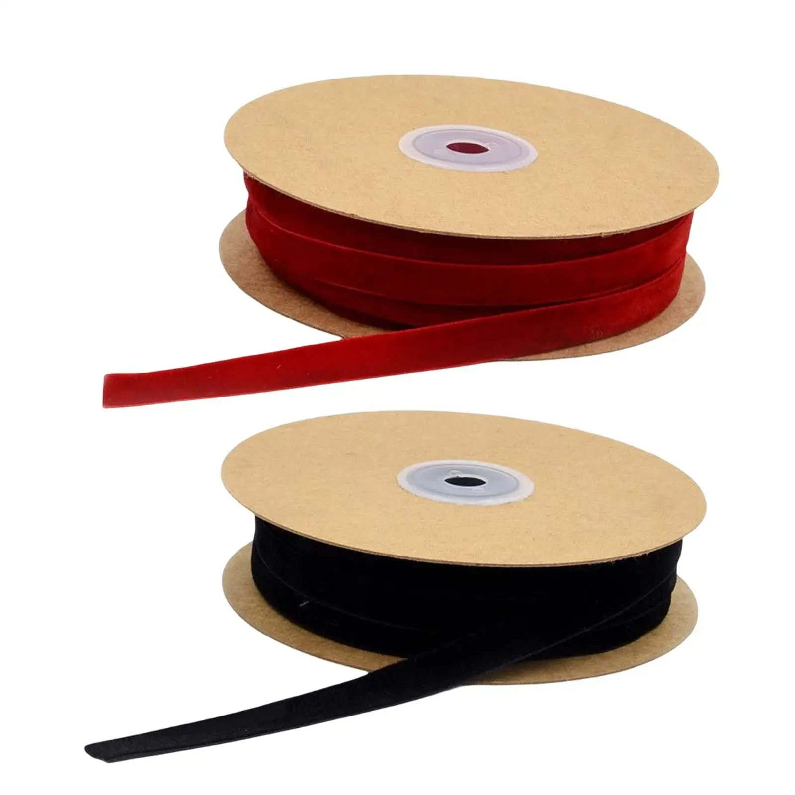 Velvet Ribbon Decorative Satin Roll Luxury Nylon Ribbon for Card Invitations Gift Box Ties and Party Crafts