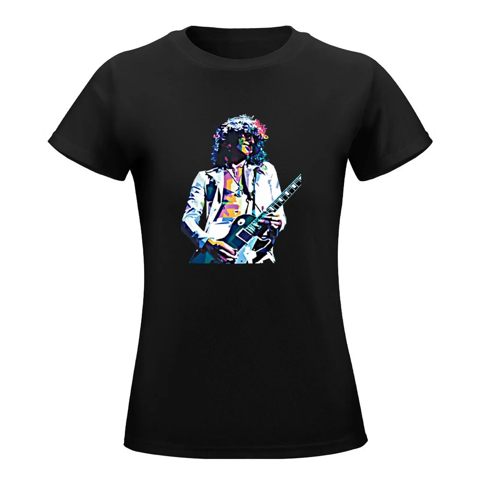 Jimmy Page T-Shirt korean fashion female t shirts for Women loose fit