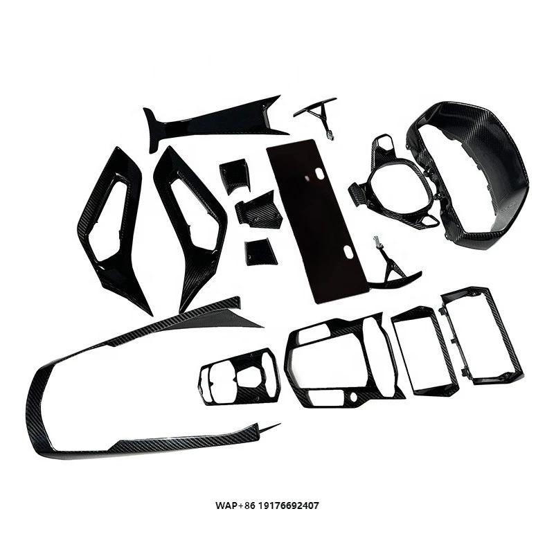 Dry Carbon Fiber Interior Kit for Aventador Carbon Fiber Dashboard Cover for Aventador LP700 LP720 Body Kit
