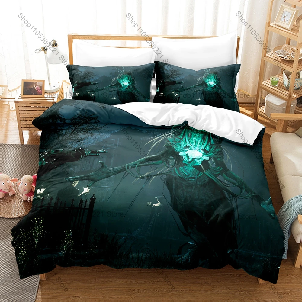 Remnant II Game Bedding Set, Duvet Cover + 2 Pillowcases, Cool Graphic Design Comfortable Bed Linens