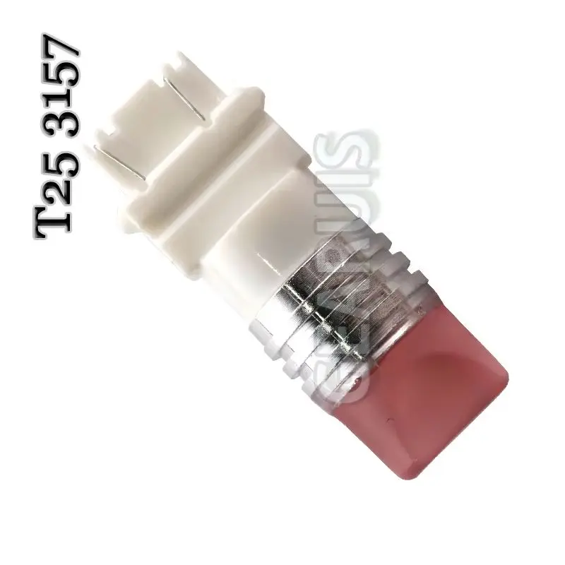 50 peças T20 T25 7440 7443 3156 3157 3D 9 SMD LED Estroboscópico Pisca-Pisca Automotivo Lâmpada de Sinalização Luz de Freio Luz de Ré Branco Vermelho 12V