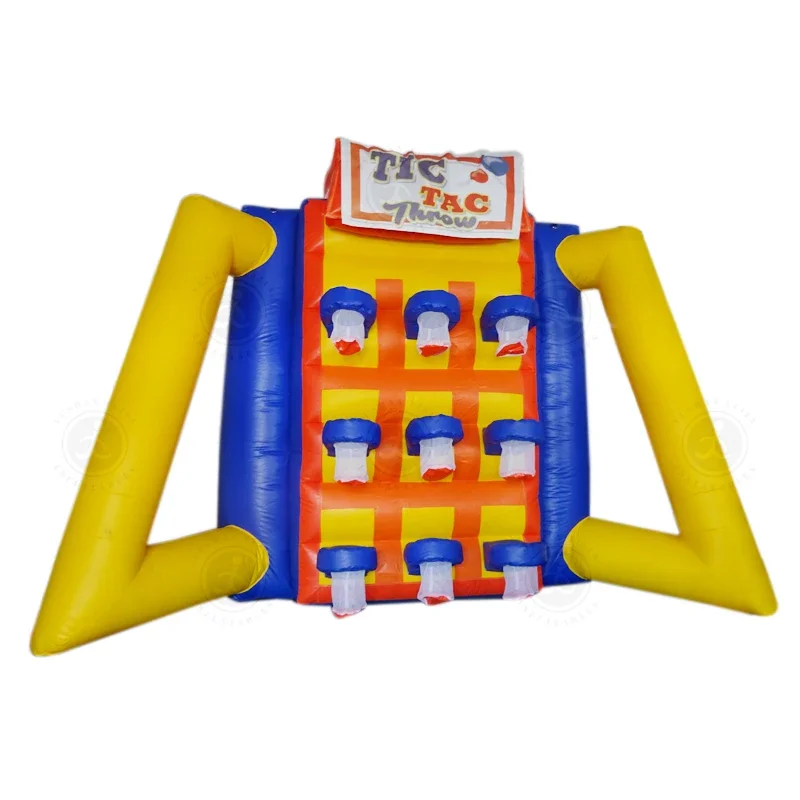 

JWIndoor Outdoor Inflatable Tic Tac Toe and Connect Four Target Shooting Inflatable Basketball Hoop