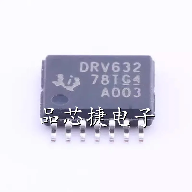 10pcs/Lot DRV632PWR Marking DRV632 TSSOP-14 2-VRMS DirectPath Line Driver With Adjustable Gain