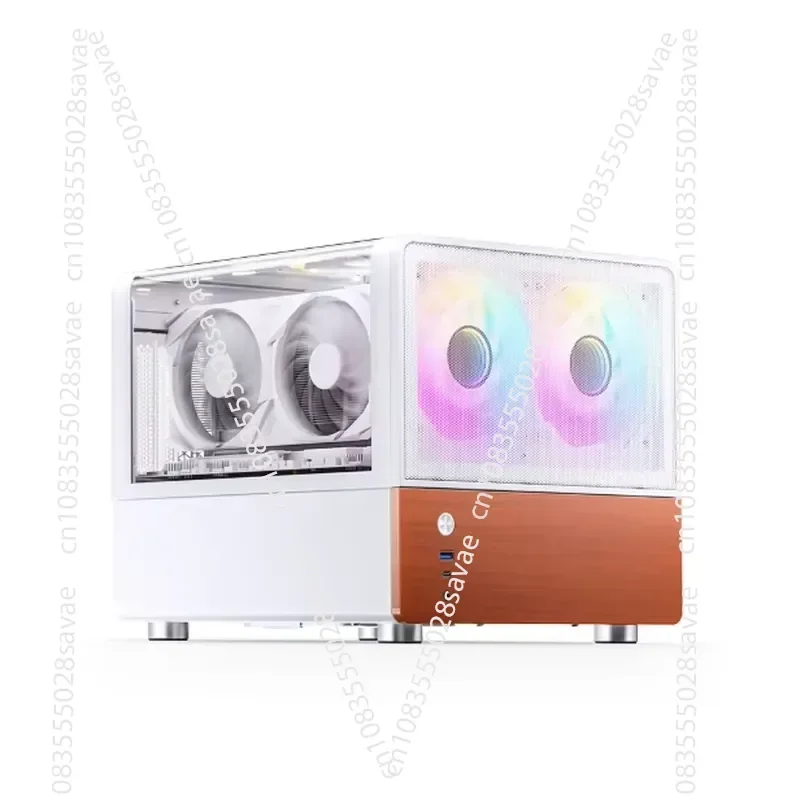 V12 PC Case High Quality Gaming PC Case with USB Front Port Atx PSU Fan, Made of Aluminum Plastic SPCC