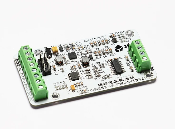 

5689 Dual Channel 16 Bit Chip SPI Controls Two Independent Channels -10~10V Output 5V Power Supply