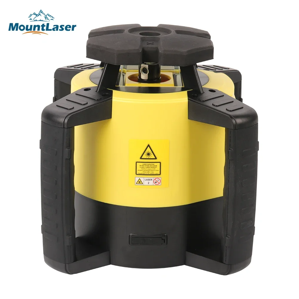 MountLaser High-Precision Dual Slope Green Beam Rotary Laser Level KRL-400G 500m for Agriculture Land Leveling