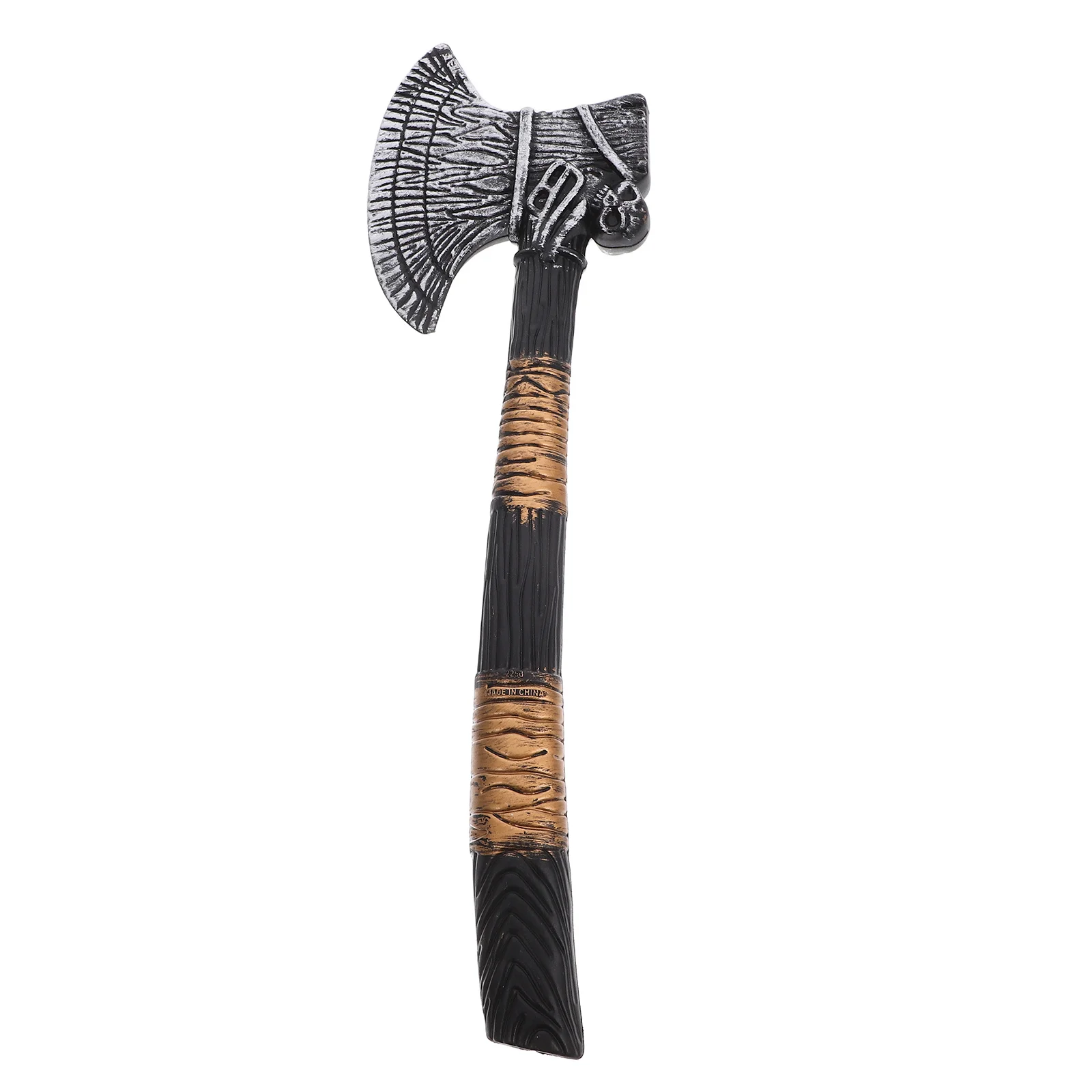 

Vintage Pirate Axe Prop Plastic Halloween Cosplay Costume Accessory Realistic Skull Design Scary Party Decorations