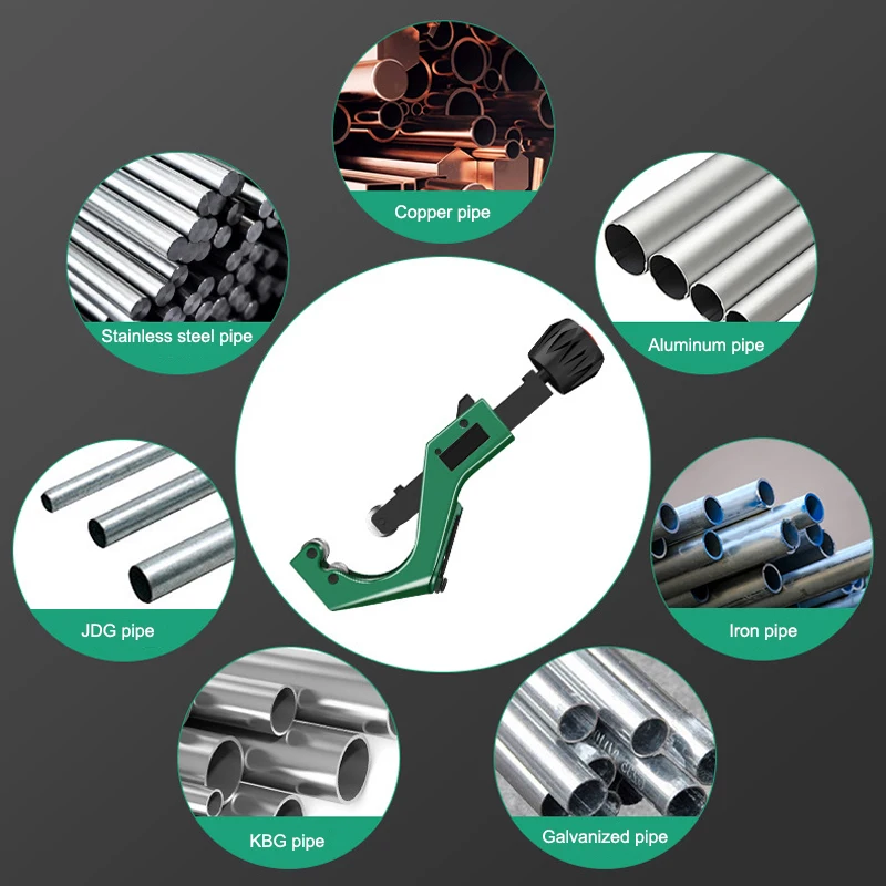 

Heavy Duty Bearing Type Pipe Cutter 6 50mm Metal Tube Shear Duct Knife Alloy Steel Blade Industrial Cutting Hand Tools