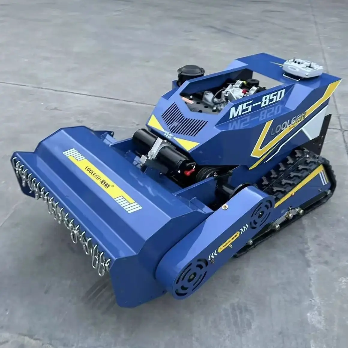Zero Turn Crawler Lawn Mower High Efficiency Remote Control Lawn Mower Door To Door Gress Cutter Machine Customization