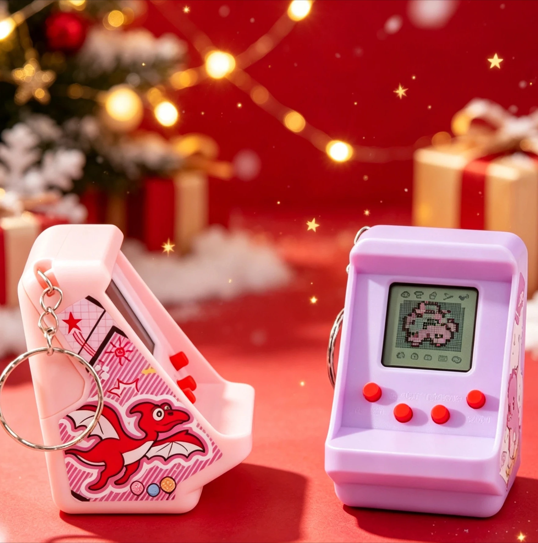 1/3/5 PCS Retro Pocket Virtual Pet Nurturing Game Player, Mini Arcade Appearance, Casual Leisure Nice Christmas Surprise Gift.