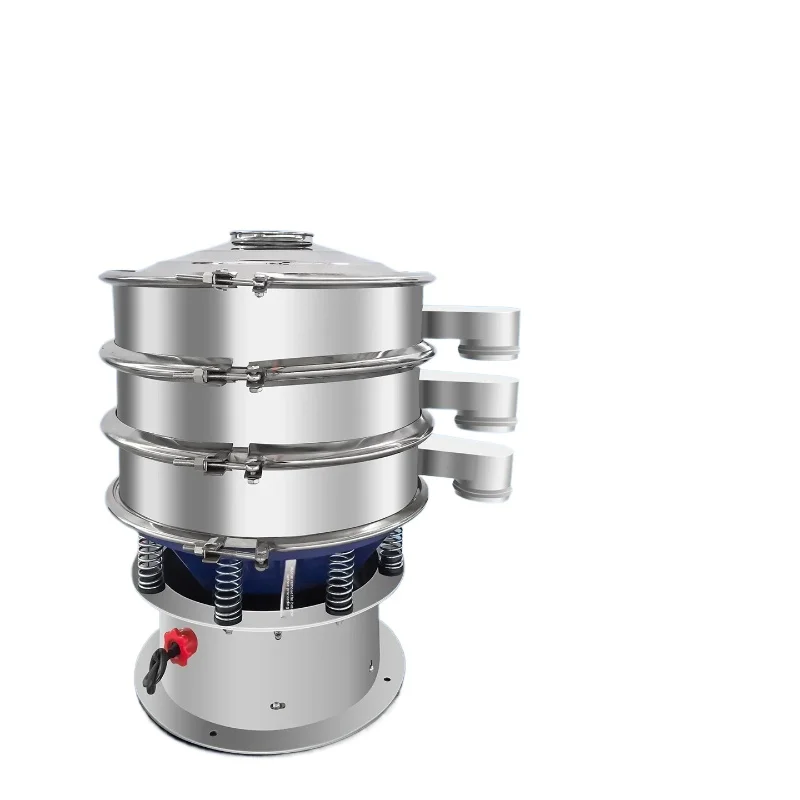 LTT, Stainless Steel Vibrating Rotary Screen Sorter Filter Screening Machine Small Separation Equipment