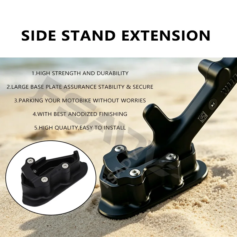 For BMW R1300RS R1300 RS R 1300RS 2025 2026 Motorcycle Accessories Kickstand Side Stand Enlarger Extension Plate